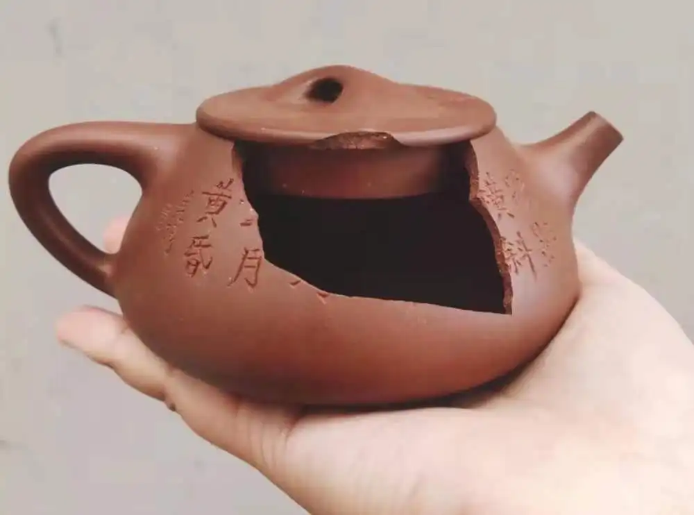 聚力牌環保高溫膠水紫砂壺的修復好幫手！