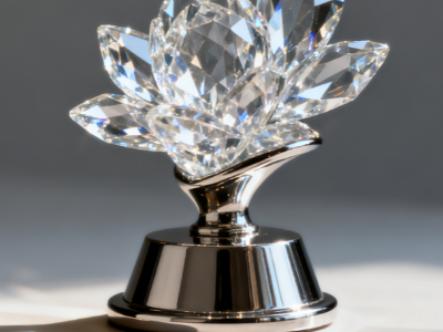 水晶+金屬底座粘接難題?聚厲環氧膠:半小時固化+高韌性