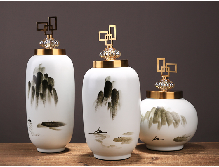 精美現(xiàn)代山水風(fēng)儲物罐用什么膠水？聚力牌無氣味AB膠水為產(chǎn)品如虎添翼